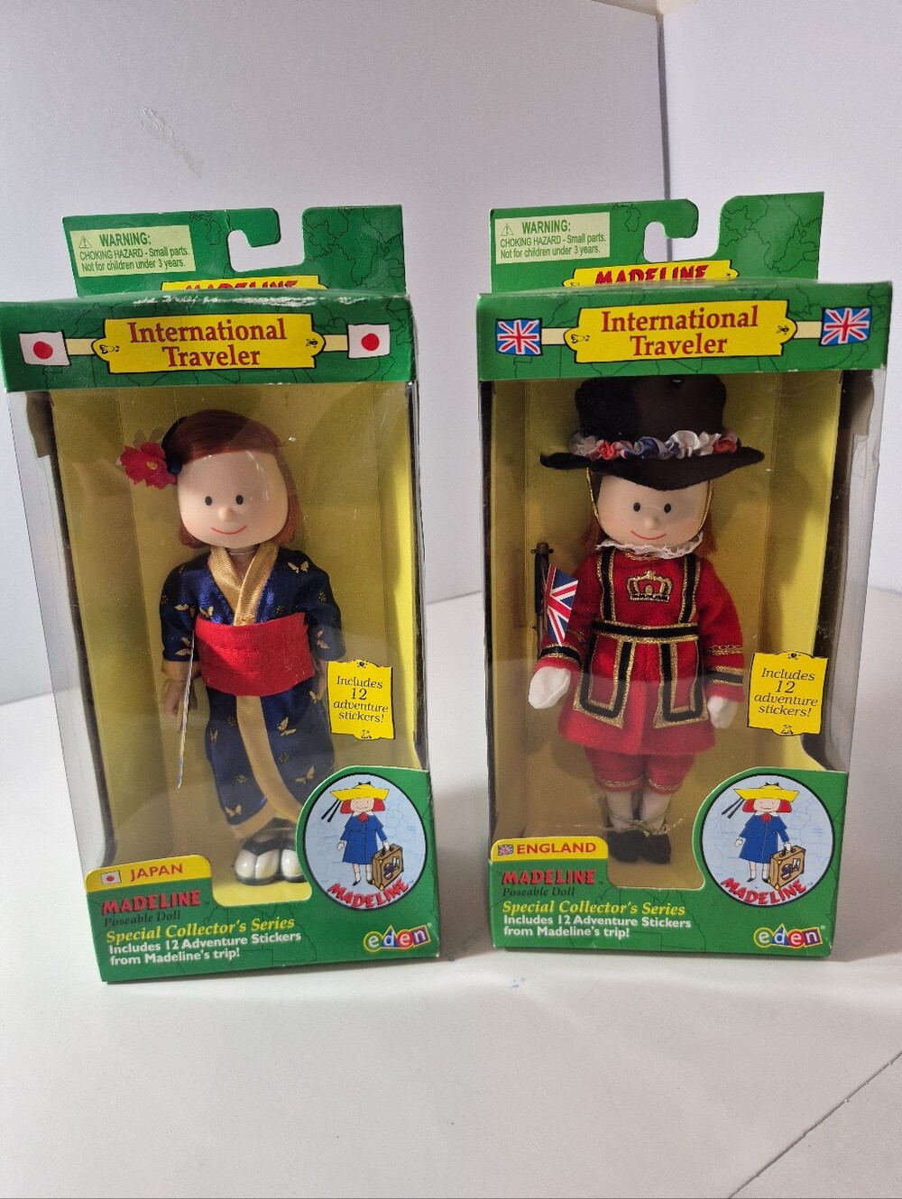 Madeline Poseable Doll International Traveler Japan England  Eden Toys Doll